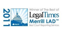 Merrill LAD Legal Times Win 2011